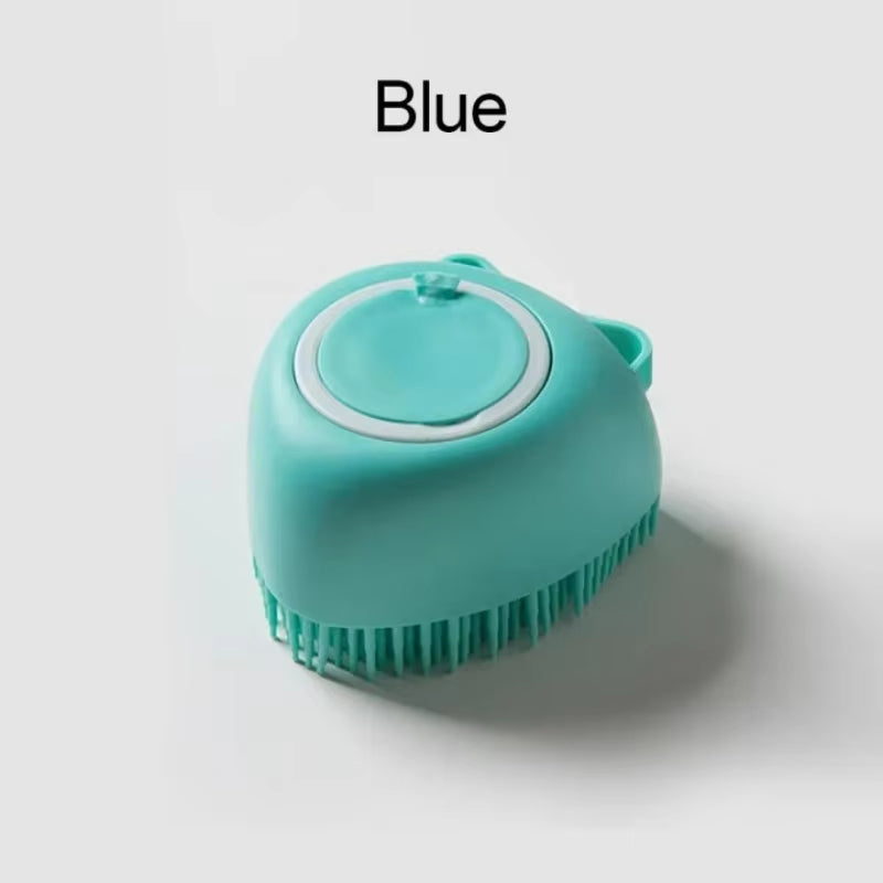 Silicone Bath Brush with Shampoo Dispenser