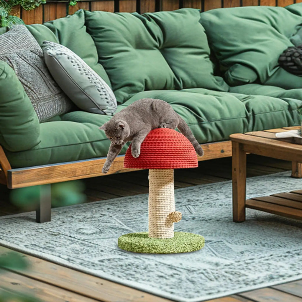 Mushroom Cat Scratching Post