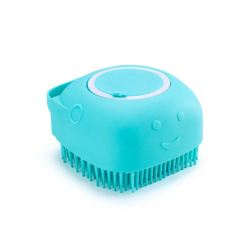 Silicone Bath Brush with Shampoo Dispenser
