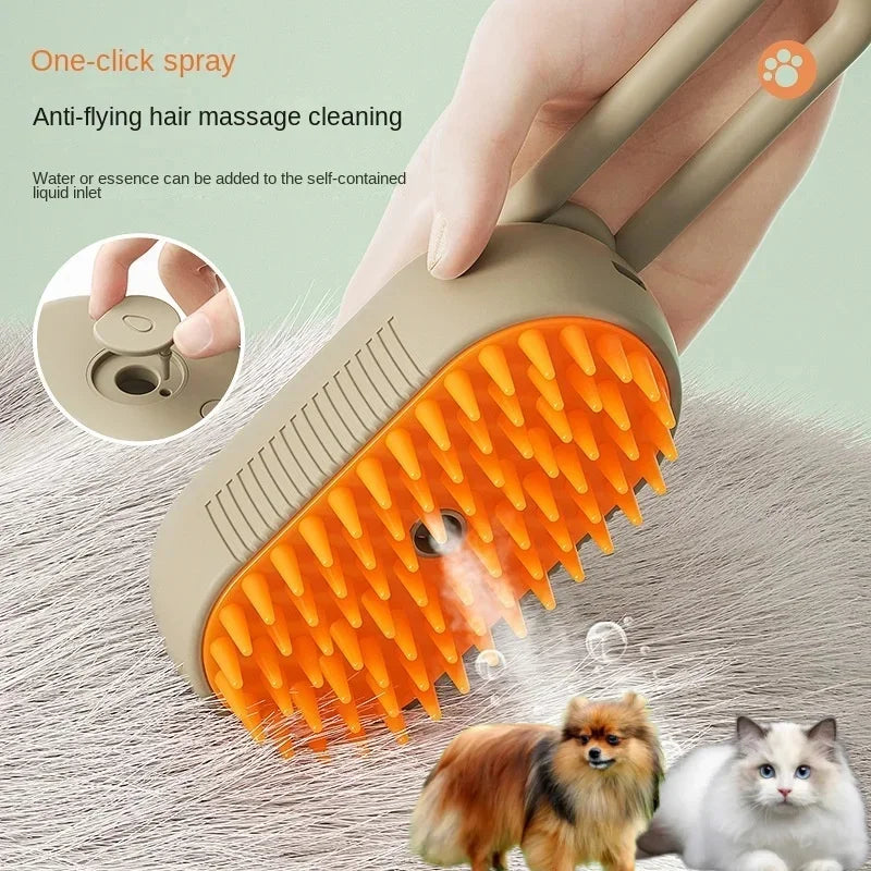 Self-Cleaning Pet Grooming Brush