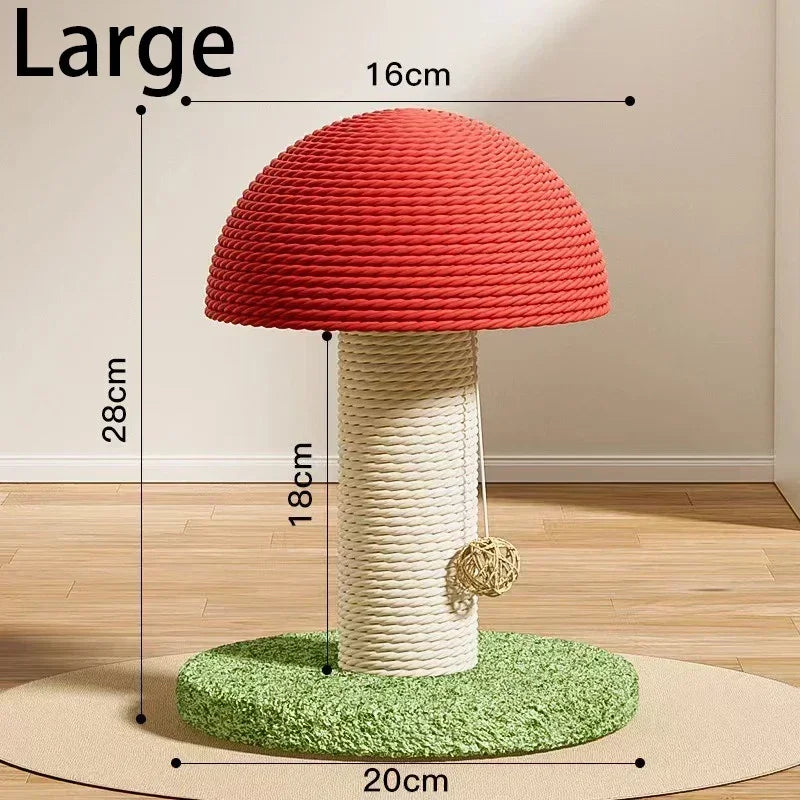 Mushroom Cat Scratching Post
