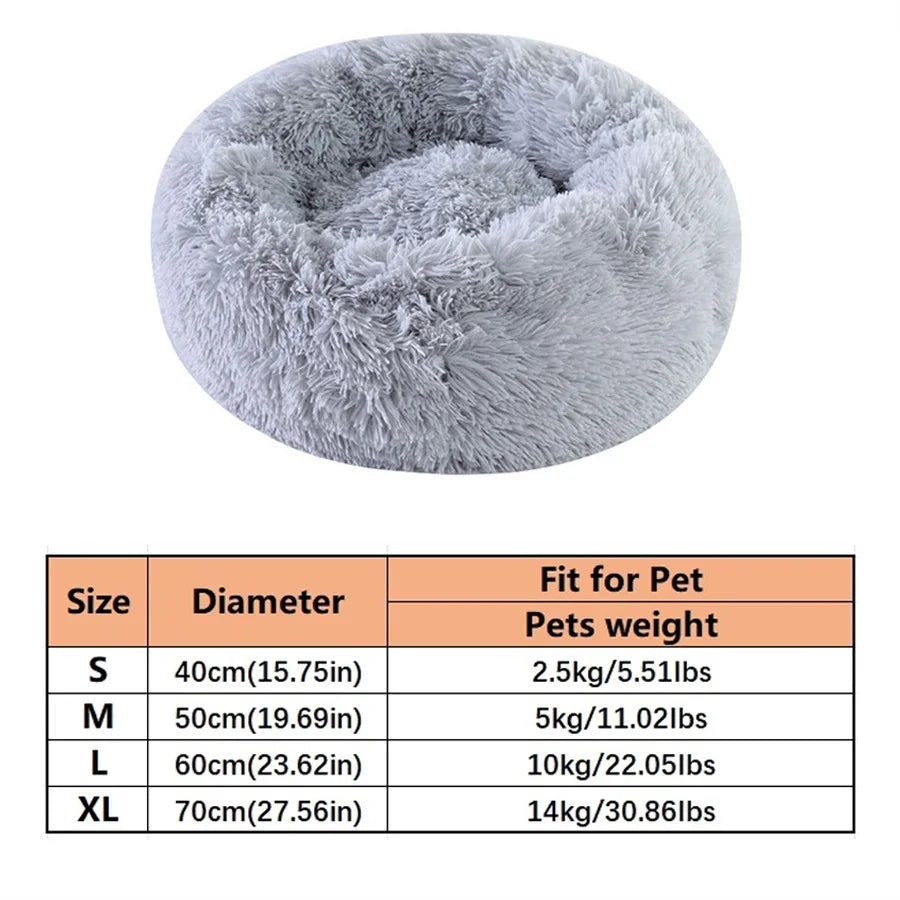 Round Calming Dog Bed