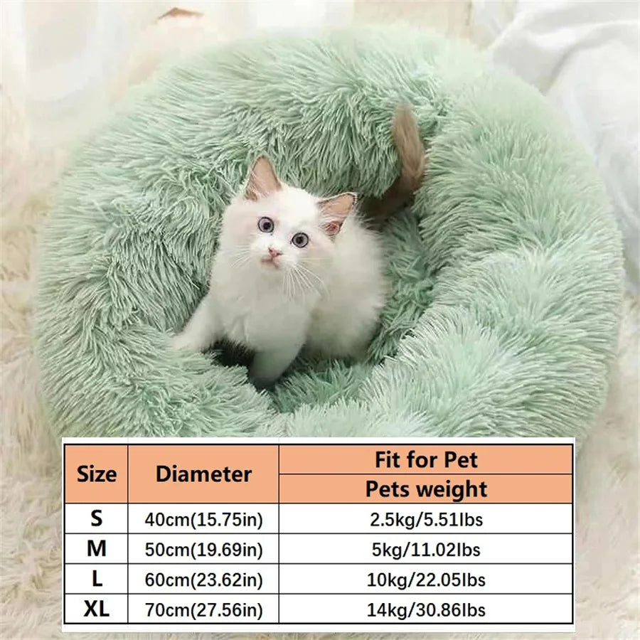 Round Calming Dog Bed