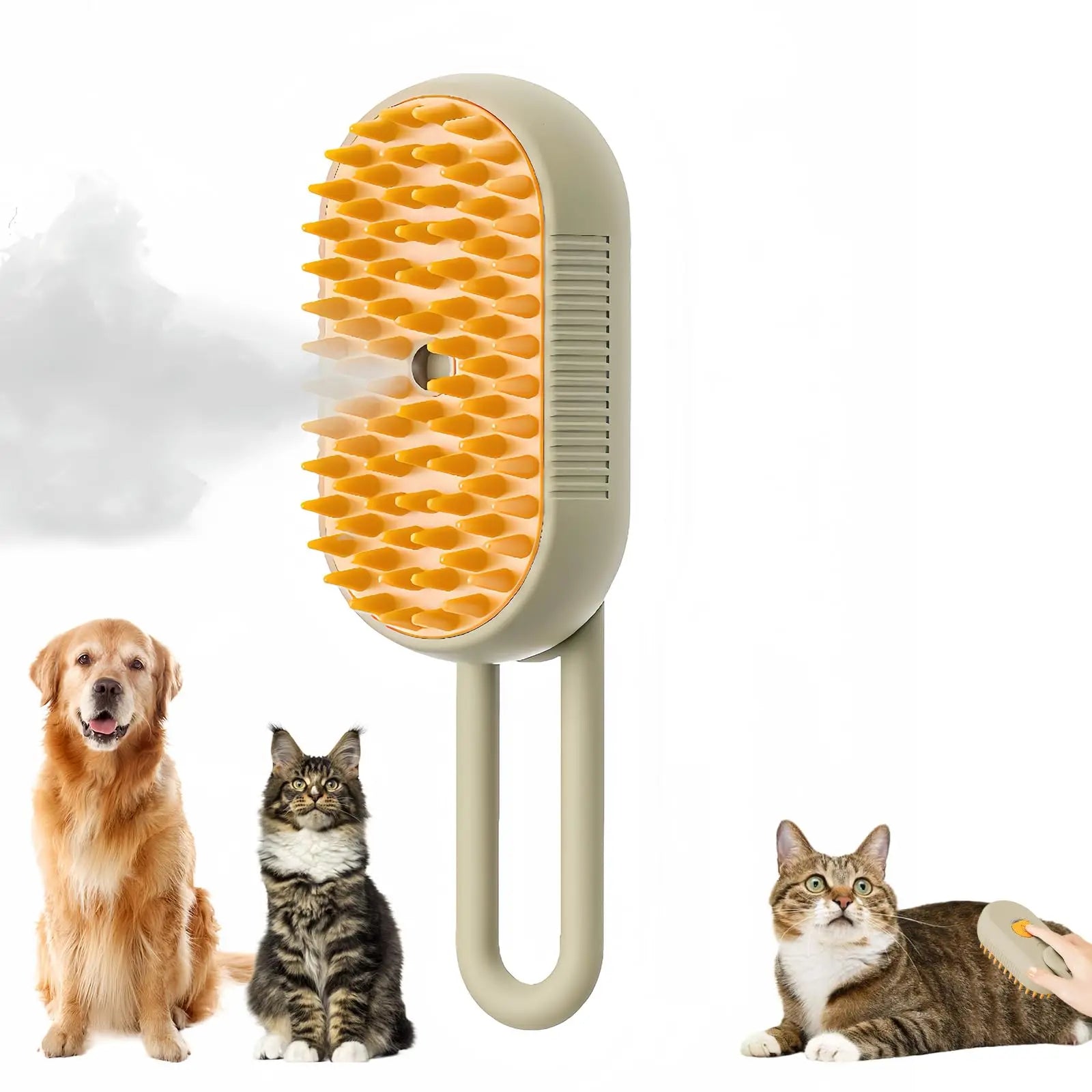 Self-Cleaning Pet Grooming Brush