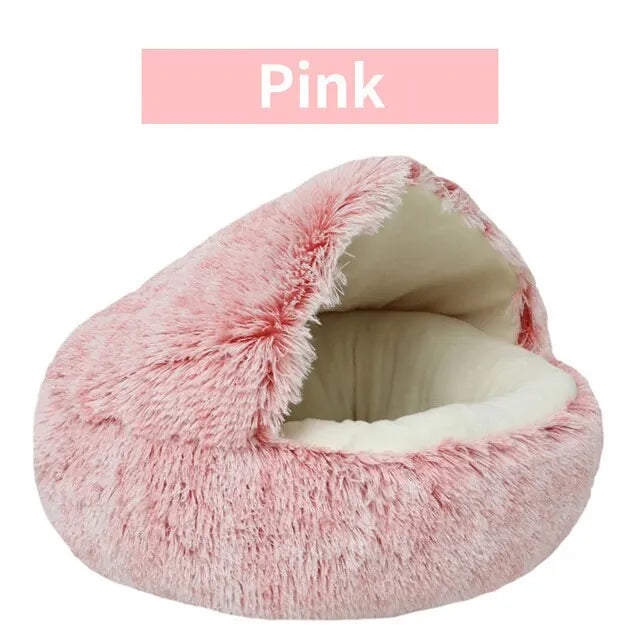 Cozy Plush Cat Bed