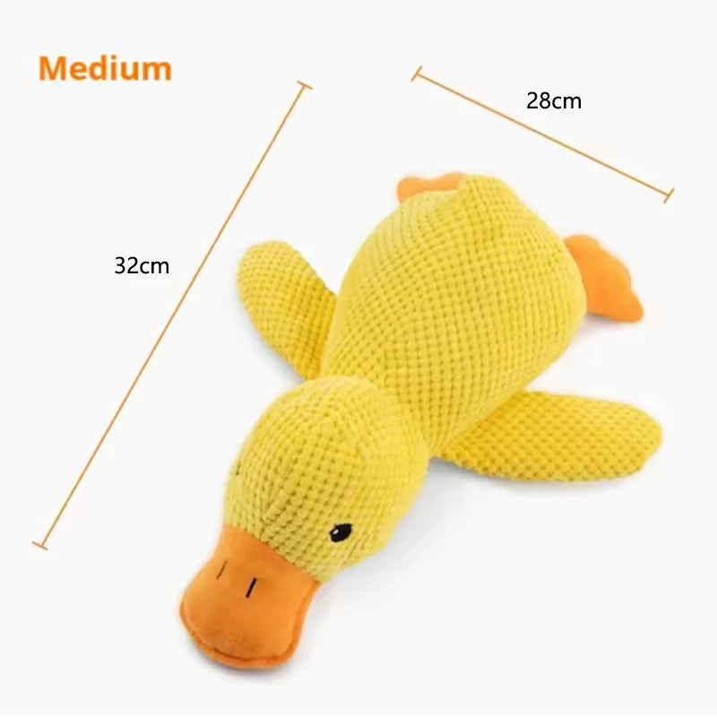 Duck Plush Dog Toy