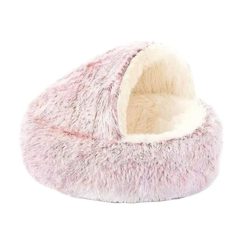 Cozy Plush Cat Bed