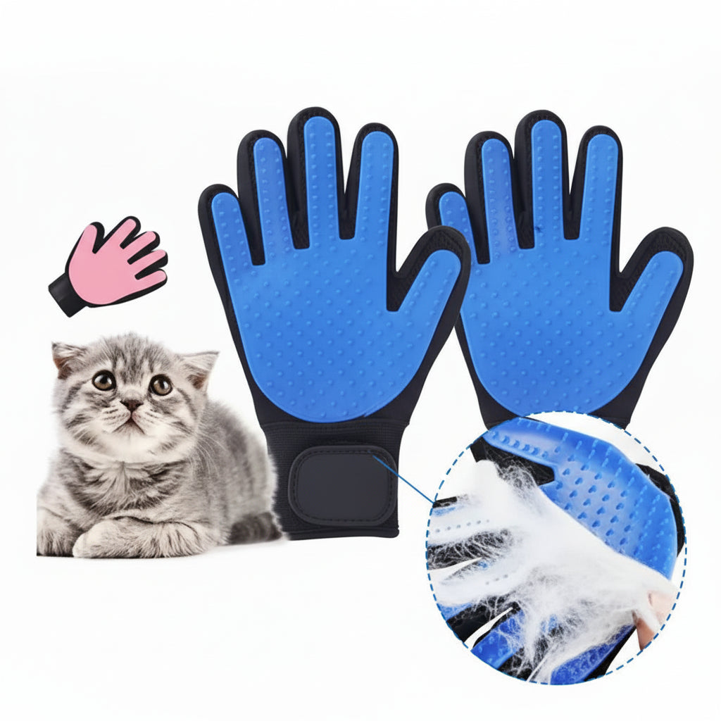 Pet Grooming Silicone Gloves