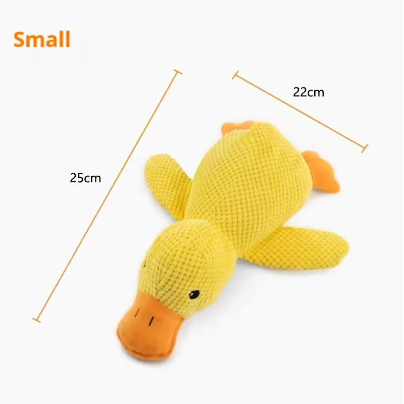 Duck Plush Dog Toy
