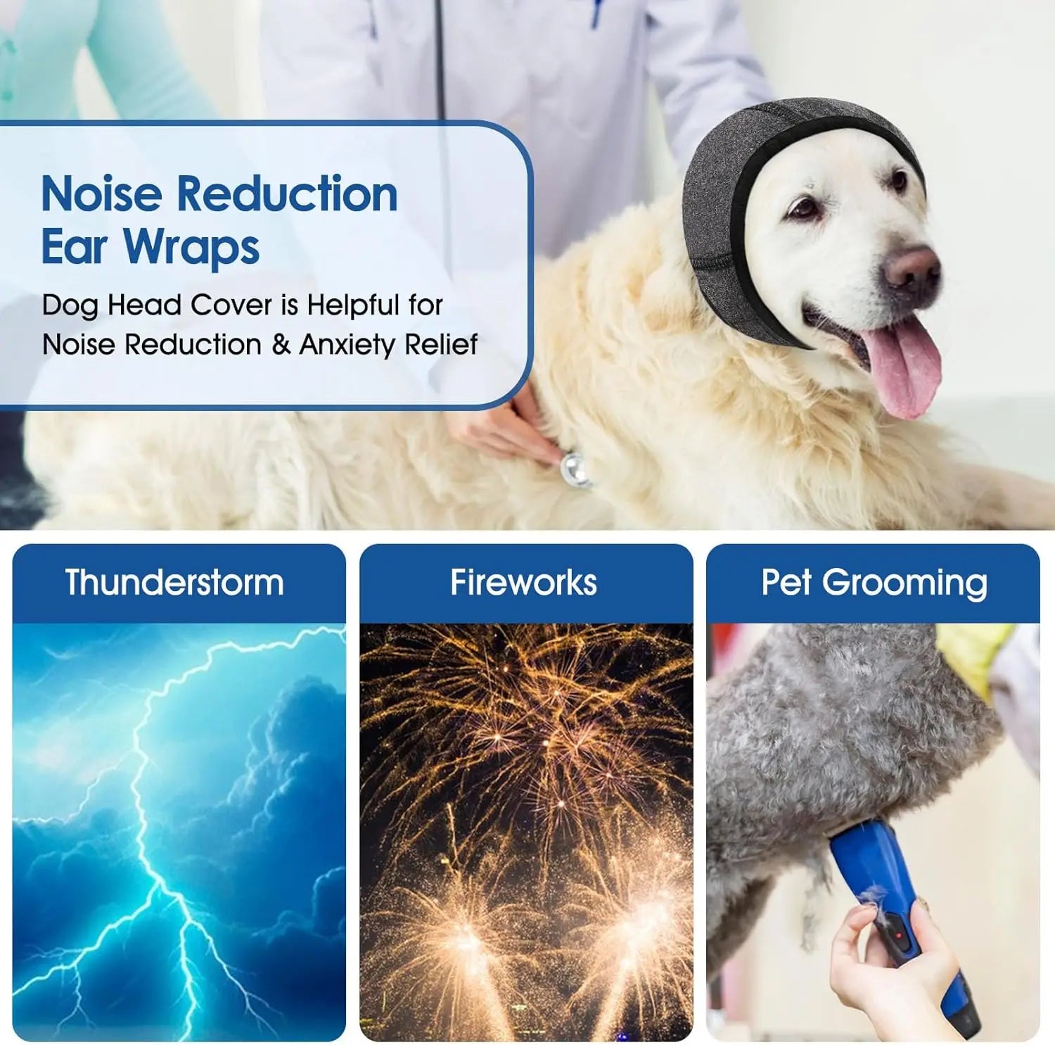 Noise Reducing Dog Ear Wrap