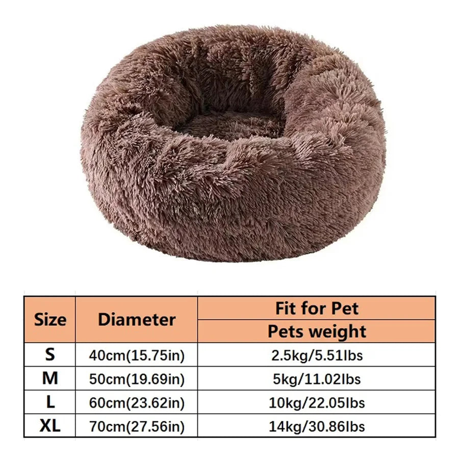 Round Calming Dog Bed