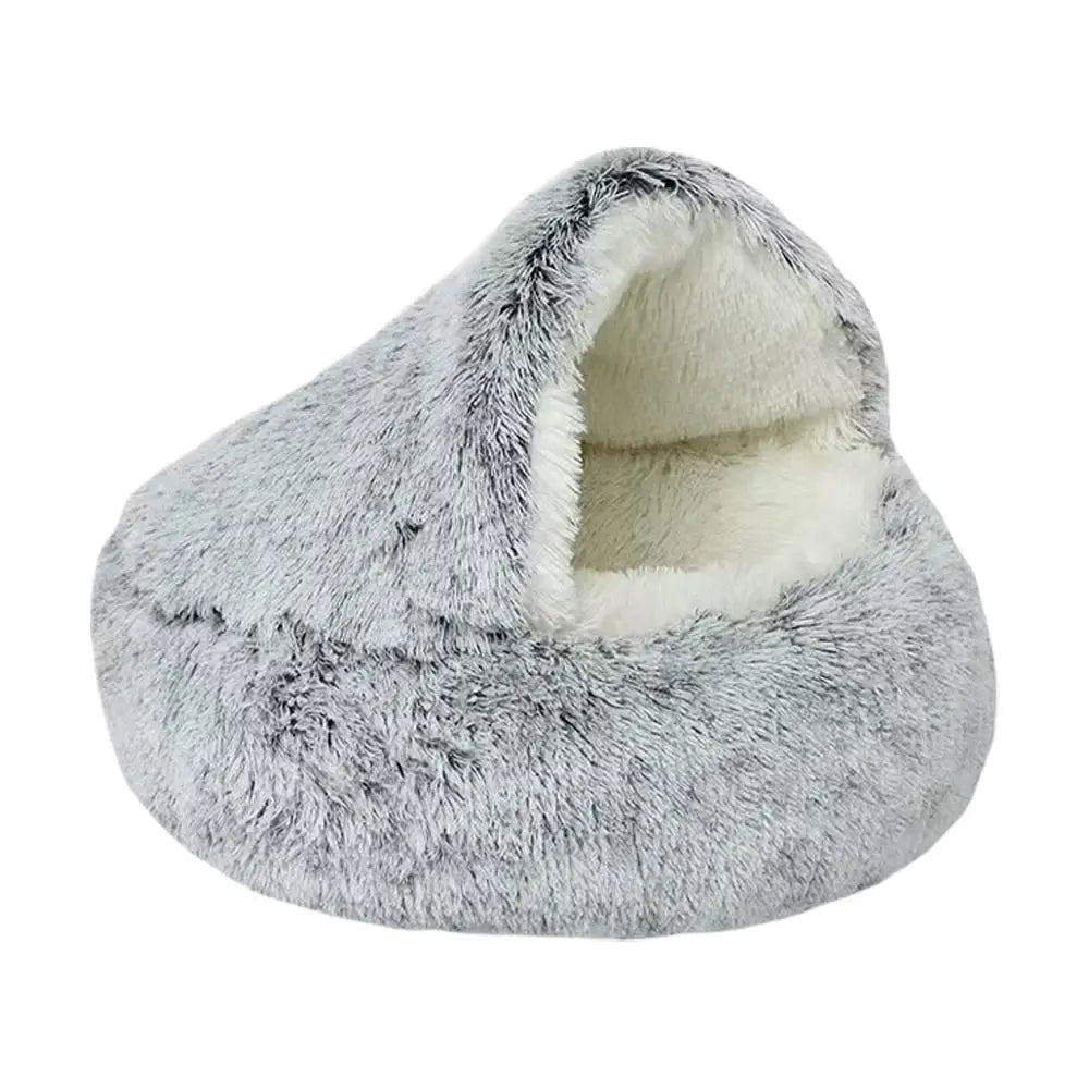 Cozy Plush Cat Bed