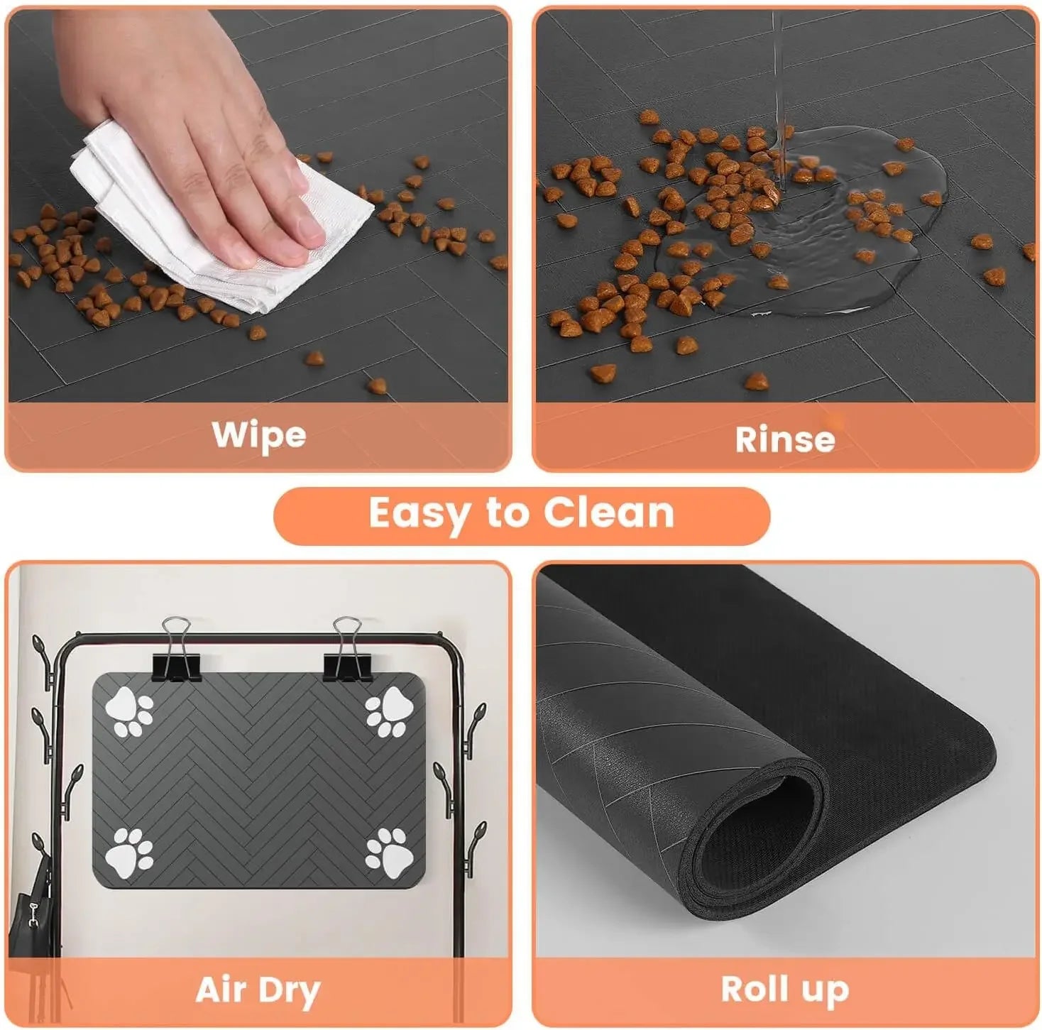 Splash-Proof Feeding Mat