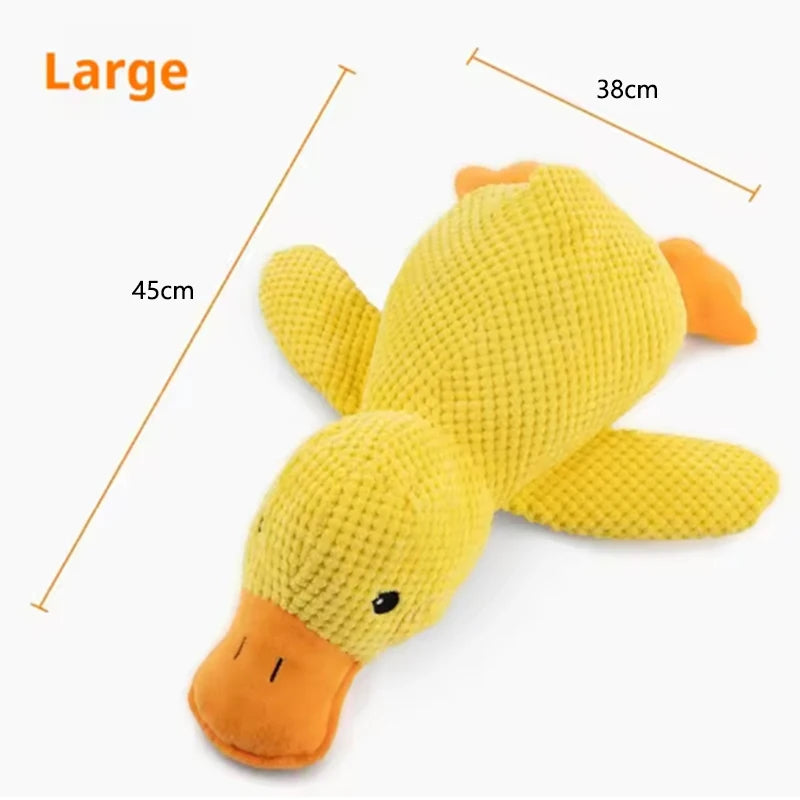 Duck Plush Dog Toy