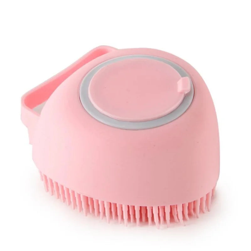 Silicone Bath Brush with Shampoo Dispenser