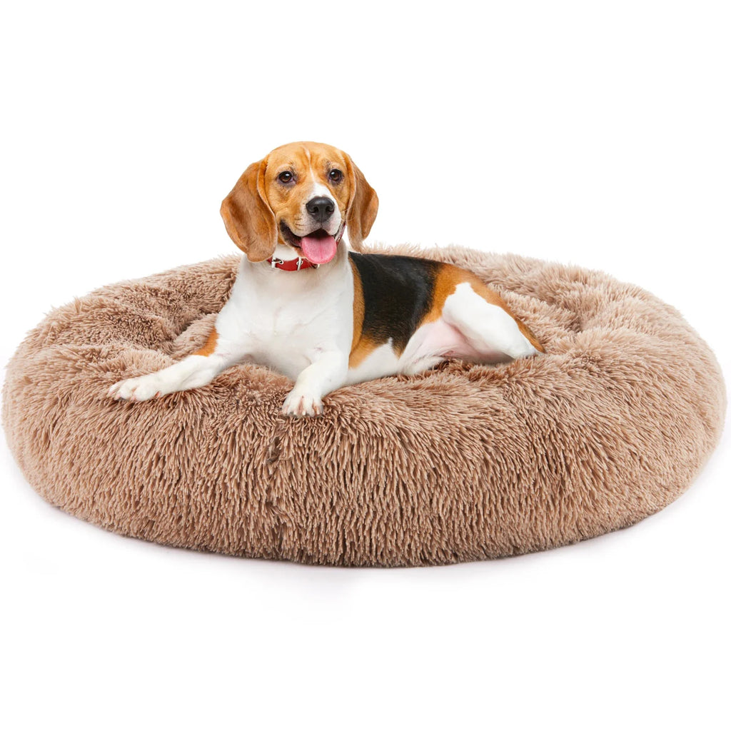 Round Calming Dog Bed
