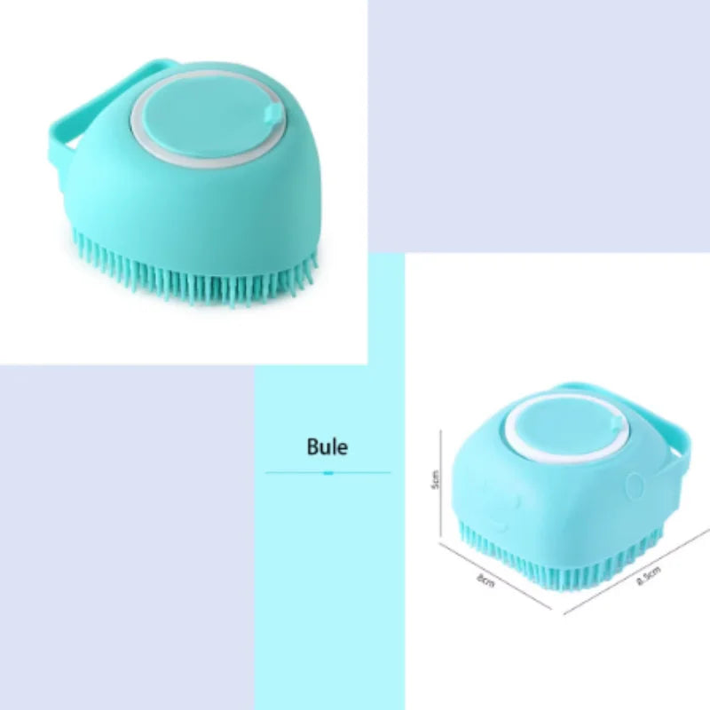 Silicone Bath Brush with Shampoo Dispenser