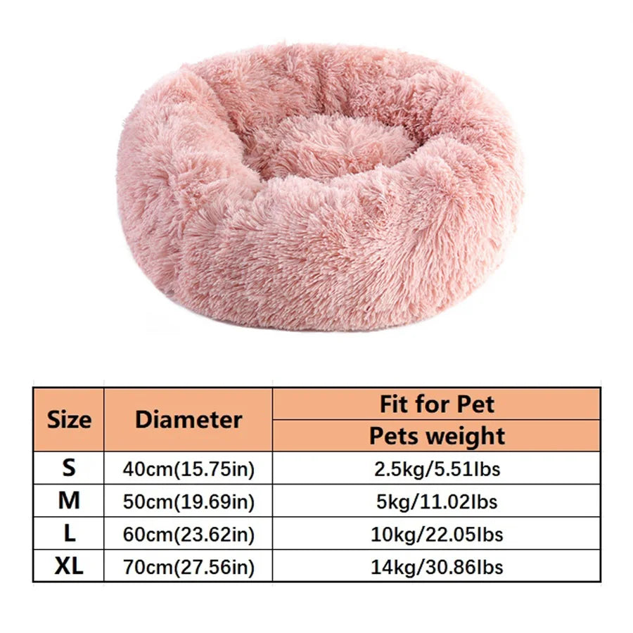 Round Calming Dog Bed