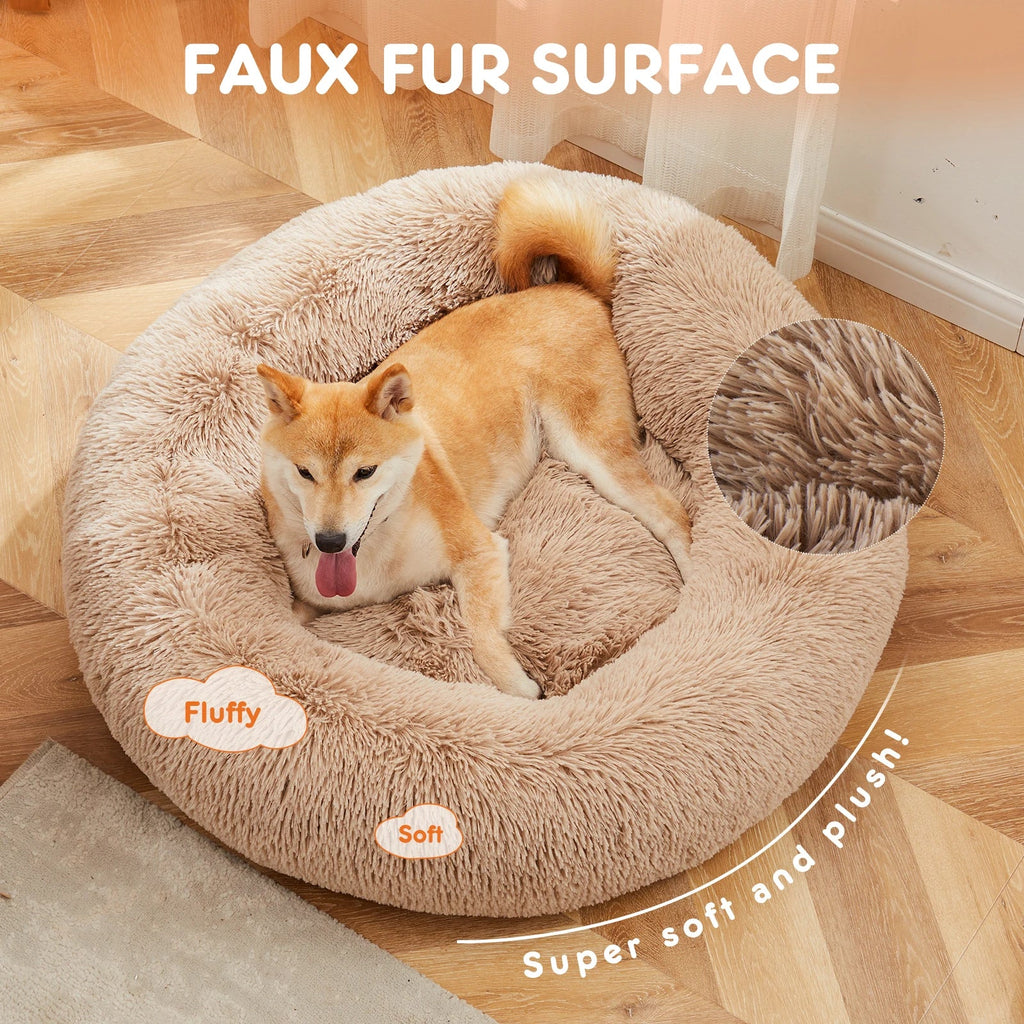 Round Calming Dog Bed