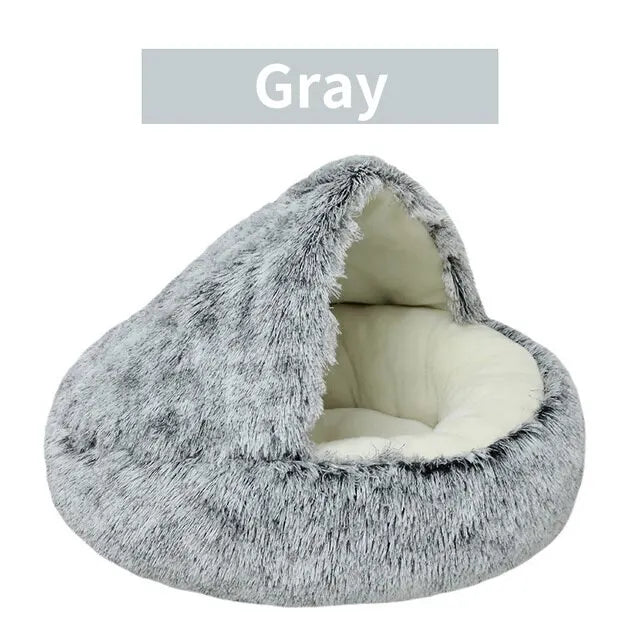 Cozy Plush Cat Bed