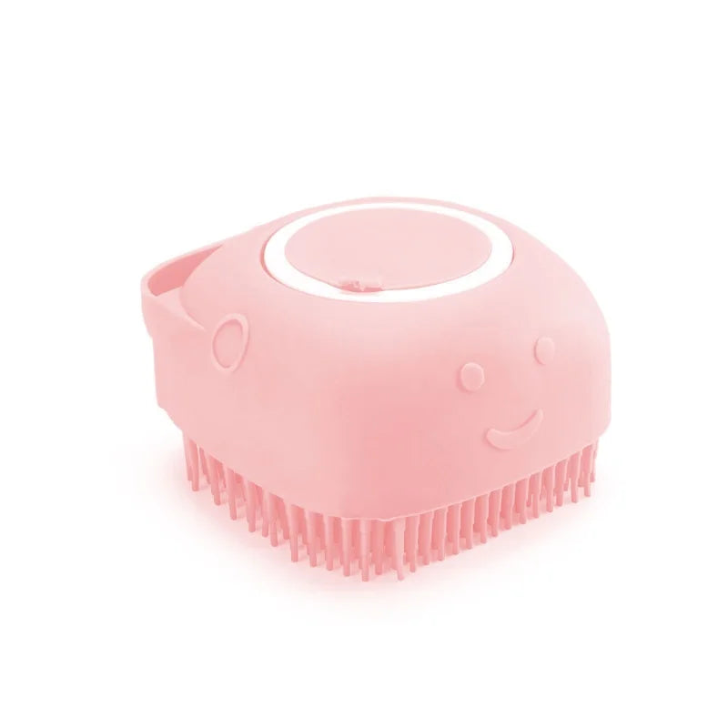 Silicone Bath Brush with Shampoo Dispenser