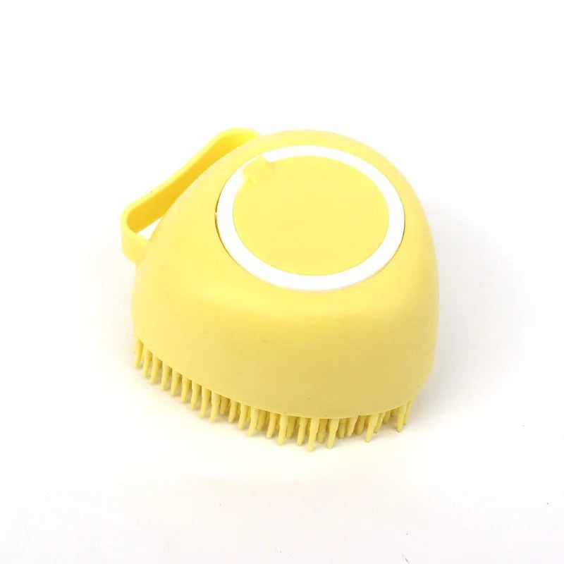 Silicone Bath Brush with Shampoo Dispenser