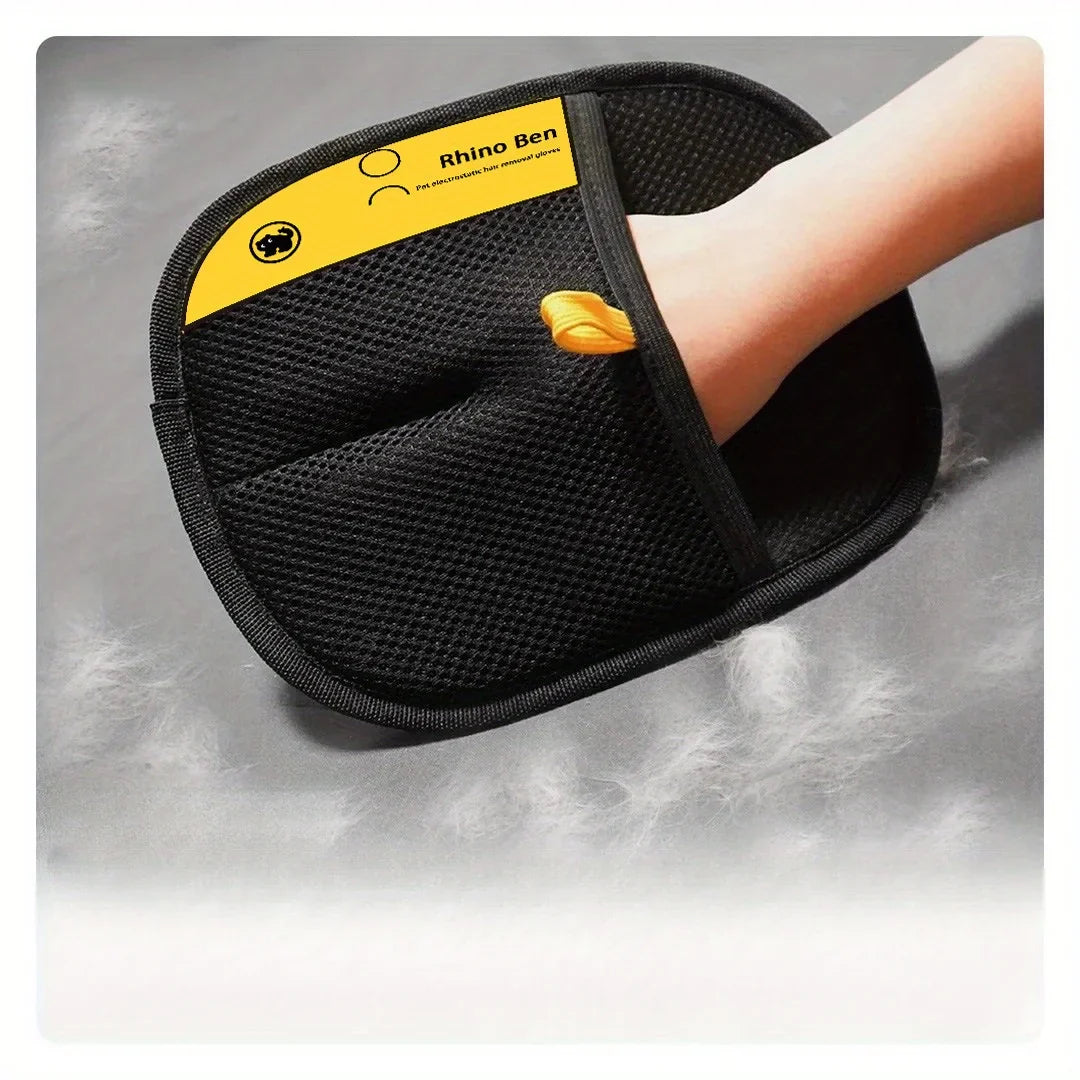 Pet Hair Remover Grooming Gloves