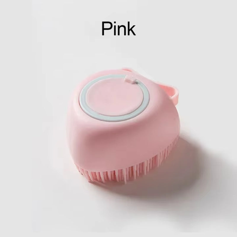 Silicone Bath Brush with Shampoo Dispenser