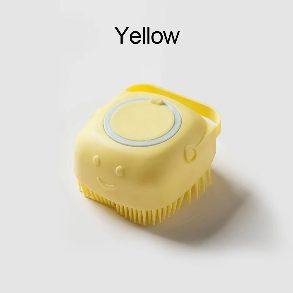 Silicone Bath Brush with Shampoo Dispenser