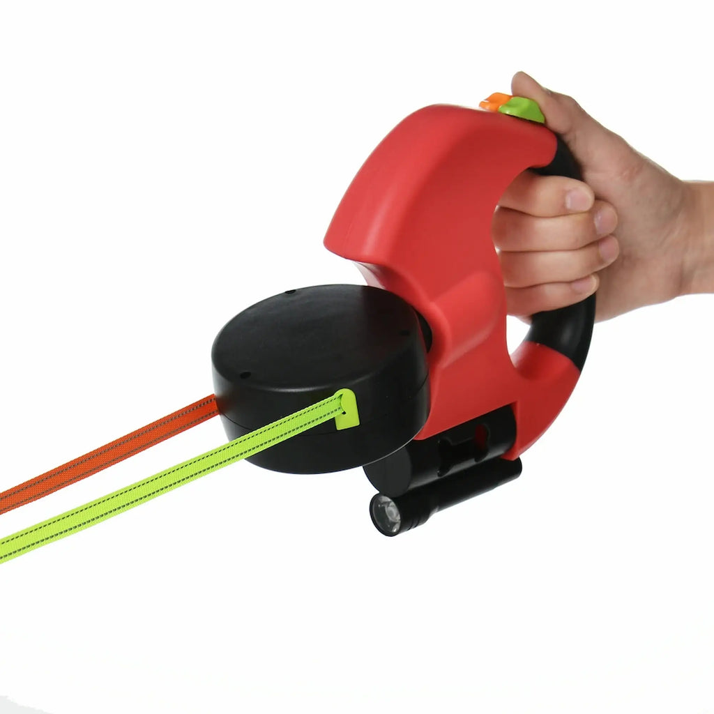 Trail Teck Dual Retractable Dog Leash
