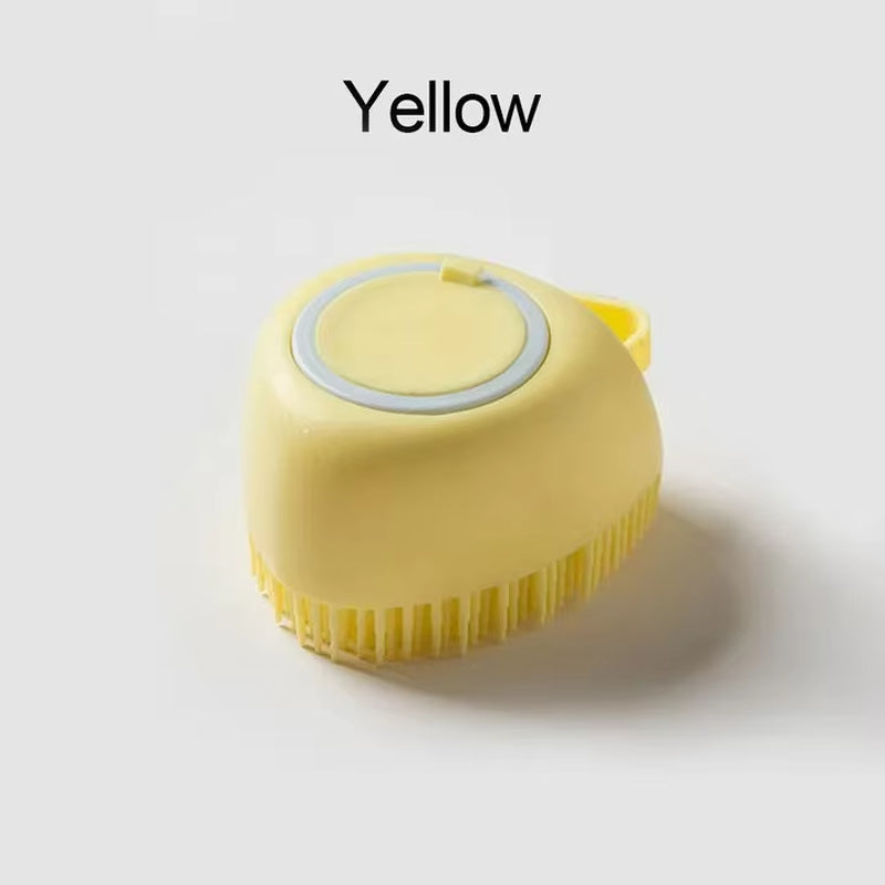 Silicone Bath Brush with Shampoo Dispenser