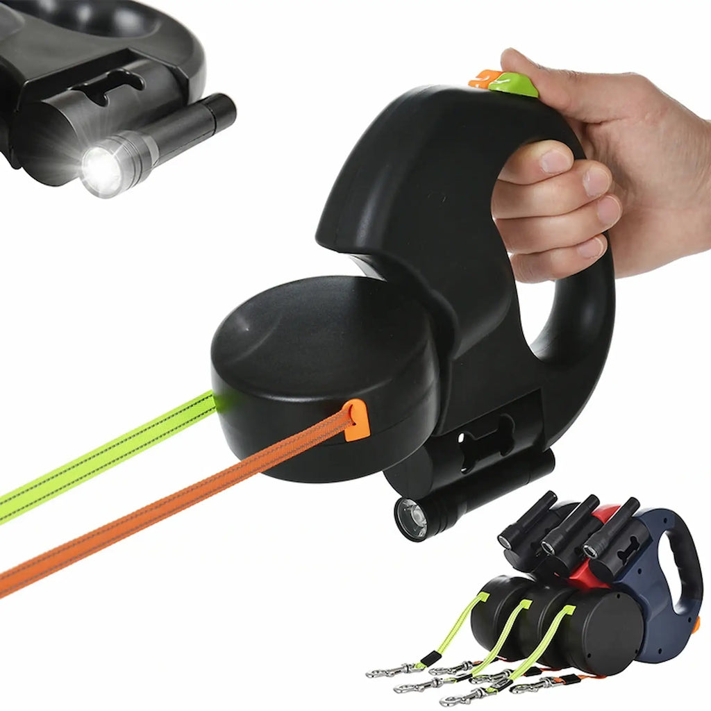 Trail Teck Dual Retractable Dog Leash
